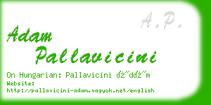 adam pallavicini business card